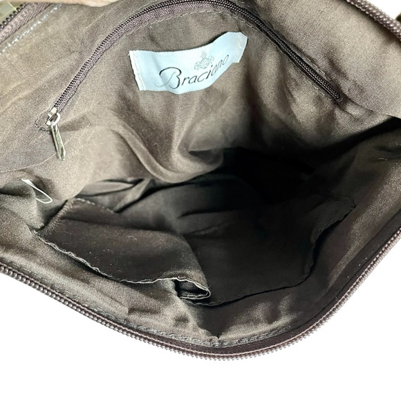 Braciano Brown Faux Leather shoulder/crossbody bag - Picture 6 of 13